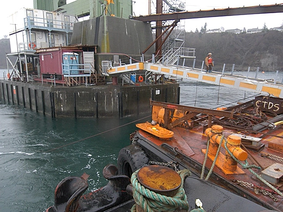 photo #6a tacoma narrows bridge caisson access bridge